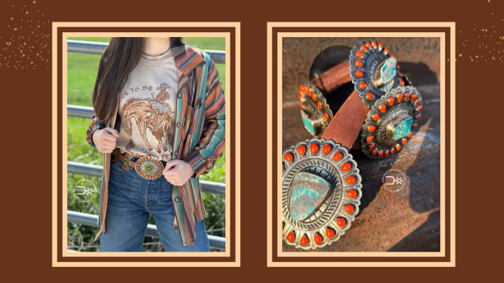 How to style your outfit with concho belt