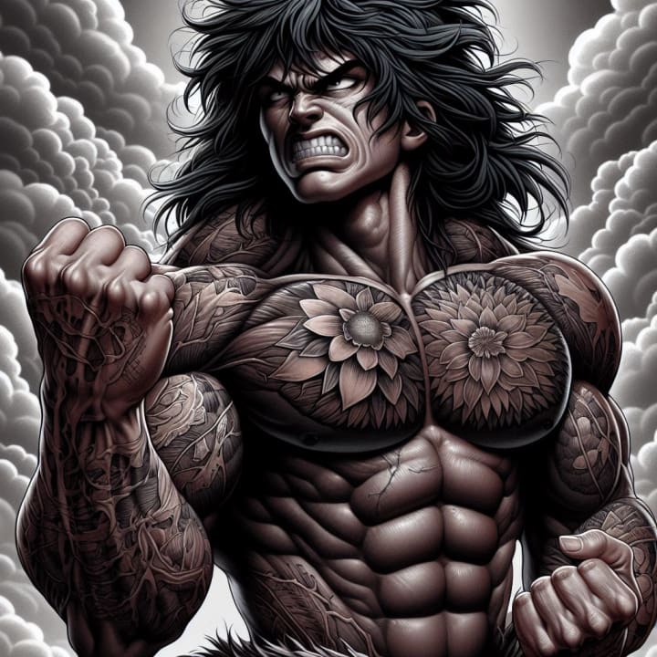 Anime BAKI  Anime, Body builder art, Martial arts anime