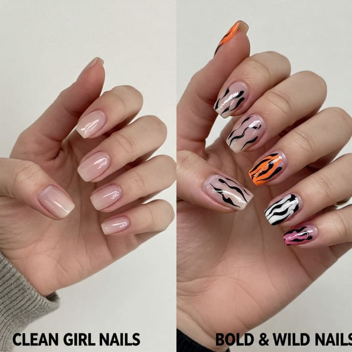 Sleek Minimalism Meets Bold 2025 Nails