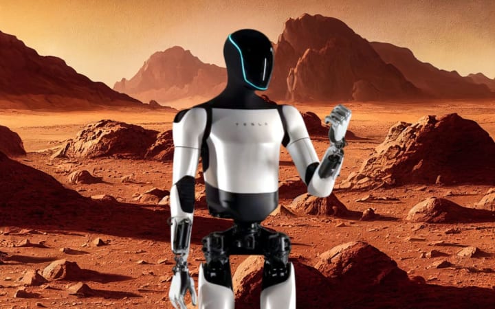 Elon Musk's Plan to Send Tesla's Optimus Robots to Mars by 2026 Mission  Details & Future Vision. | Futurism