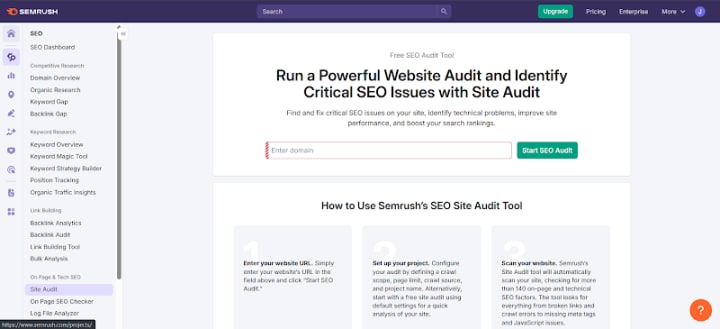 Beginner's Guide to Using Semrush SEO Toolkit in 2025 - Franetic ...