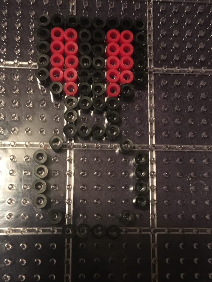 Perler Bead DIY: Extra Lives from 'Contra