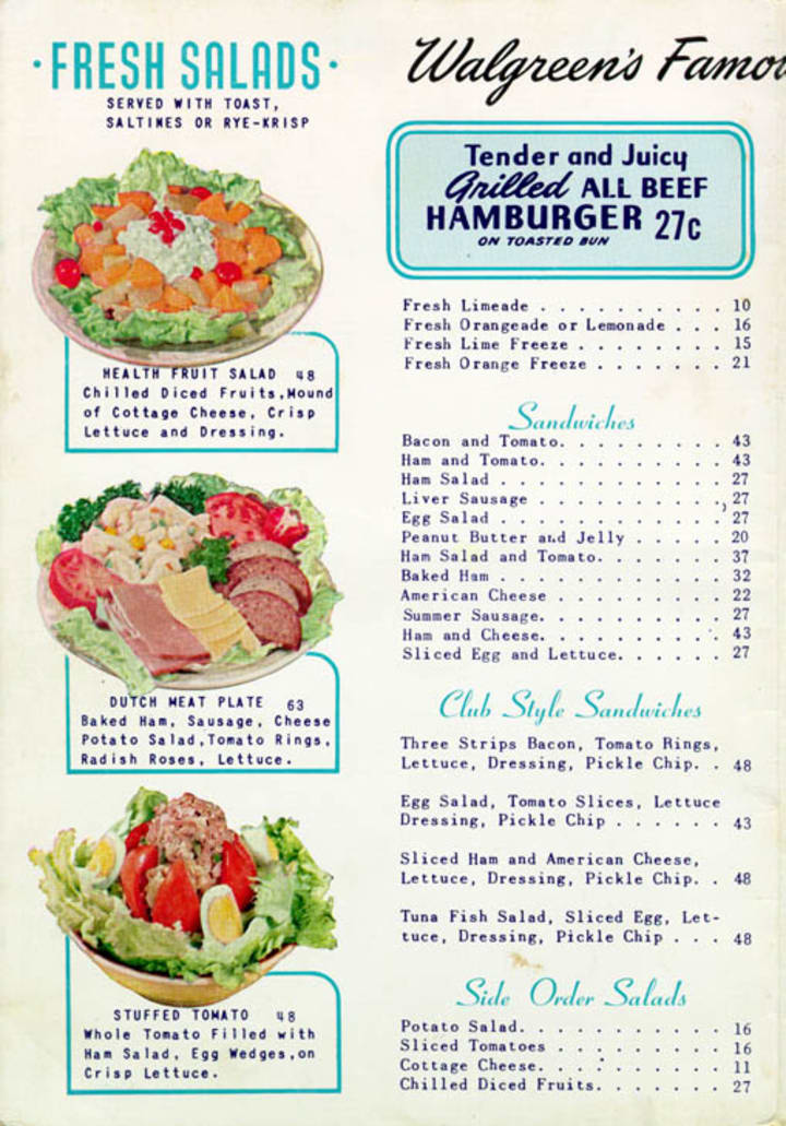 Sonic's first menu (1959)  Vintage menu, Fast food menu, Diner menu