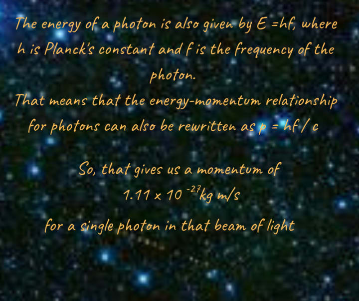 The Physics of Solar Sails. How Photons Have Momentum Without Mass