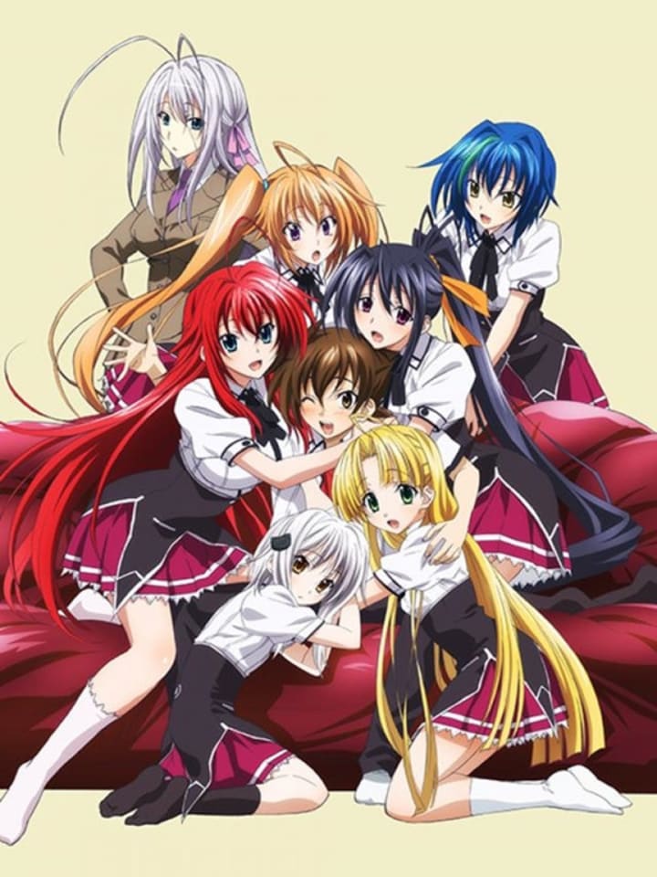 Top 10 School/Harem Anime Where The Main Character Is Surrounded by Many  Girls 