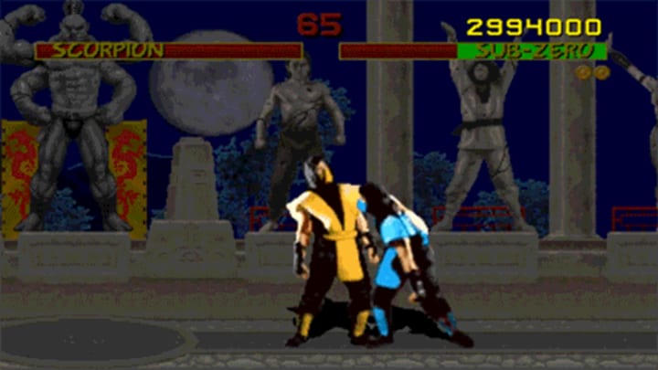 Mortal Kombat 2 (Genesis)- Sub-Zero's Fatalities 