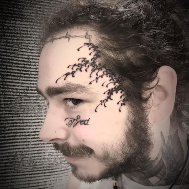 Post Malone Says More Tattoos Acting  Music to Come in 2020