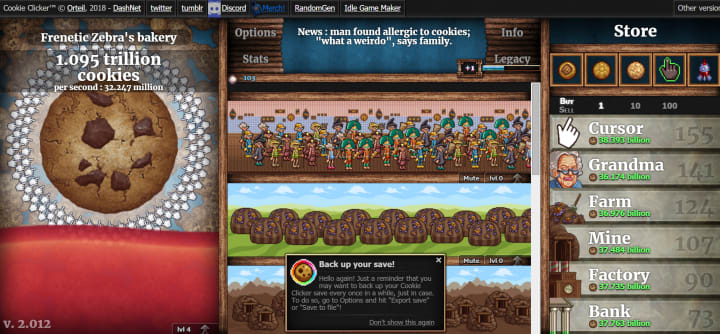 Bootleg Cookie Clicker - Free Addicting Game