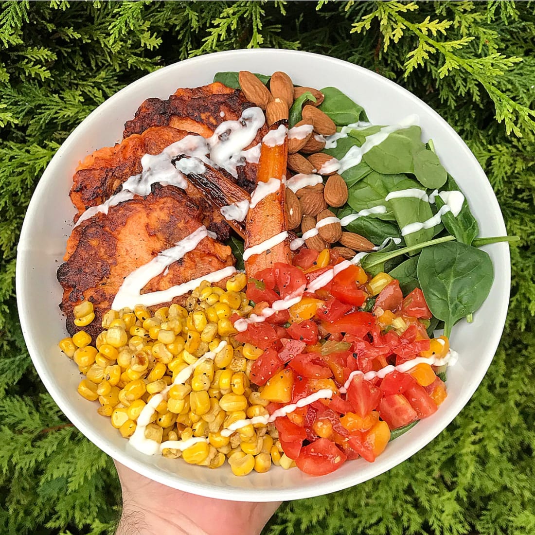 Vegetarian Mexican Salad Bowl Feast