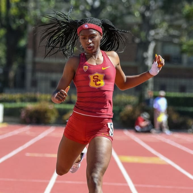 Top 10 Rankings 100Meter Dash Times in NCAA Division I Unbalanced