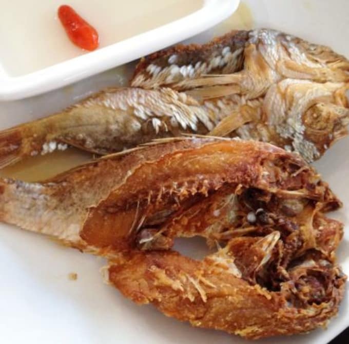 Dried Fish on My Dinner Plate Feast