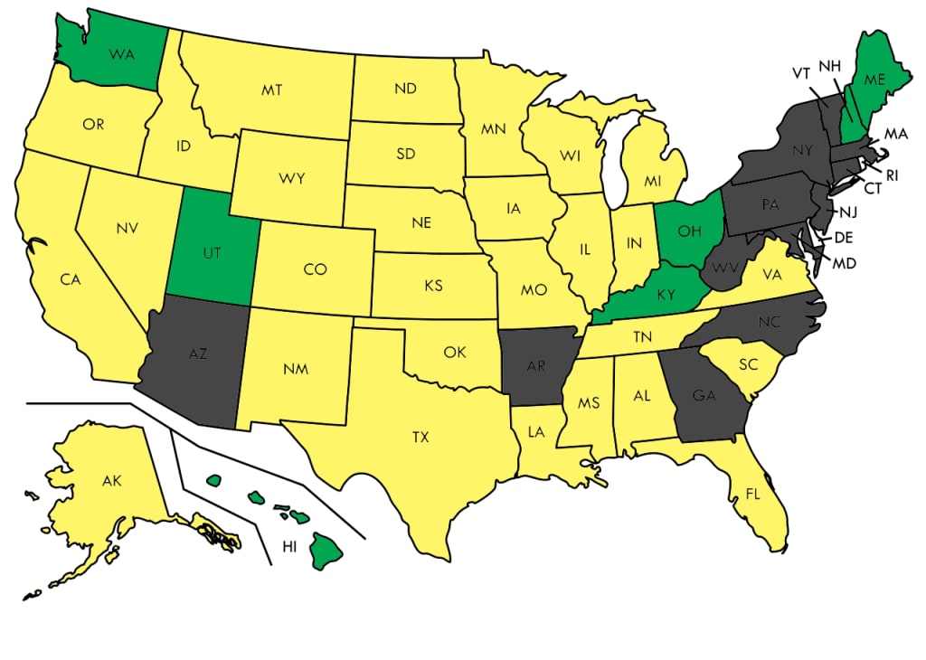 Payday Loans Laws by State, Simplified Trader