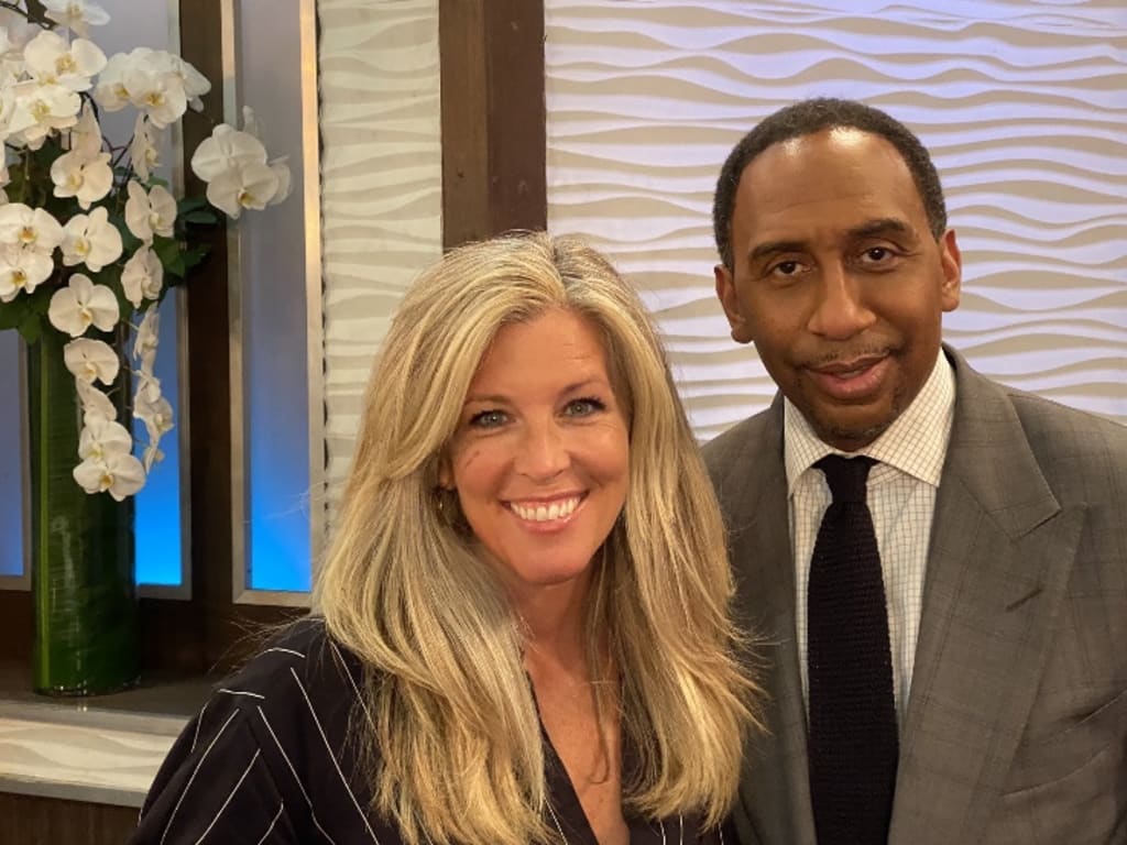 Laura Wright Teases Don T Tell Sonny In Photo With Stephen A Smith Geeks
