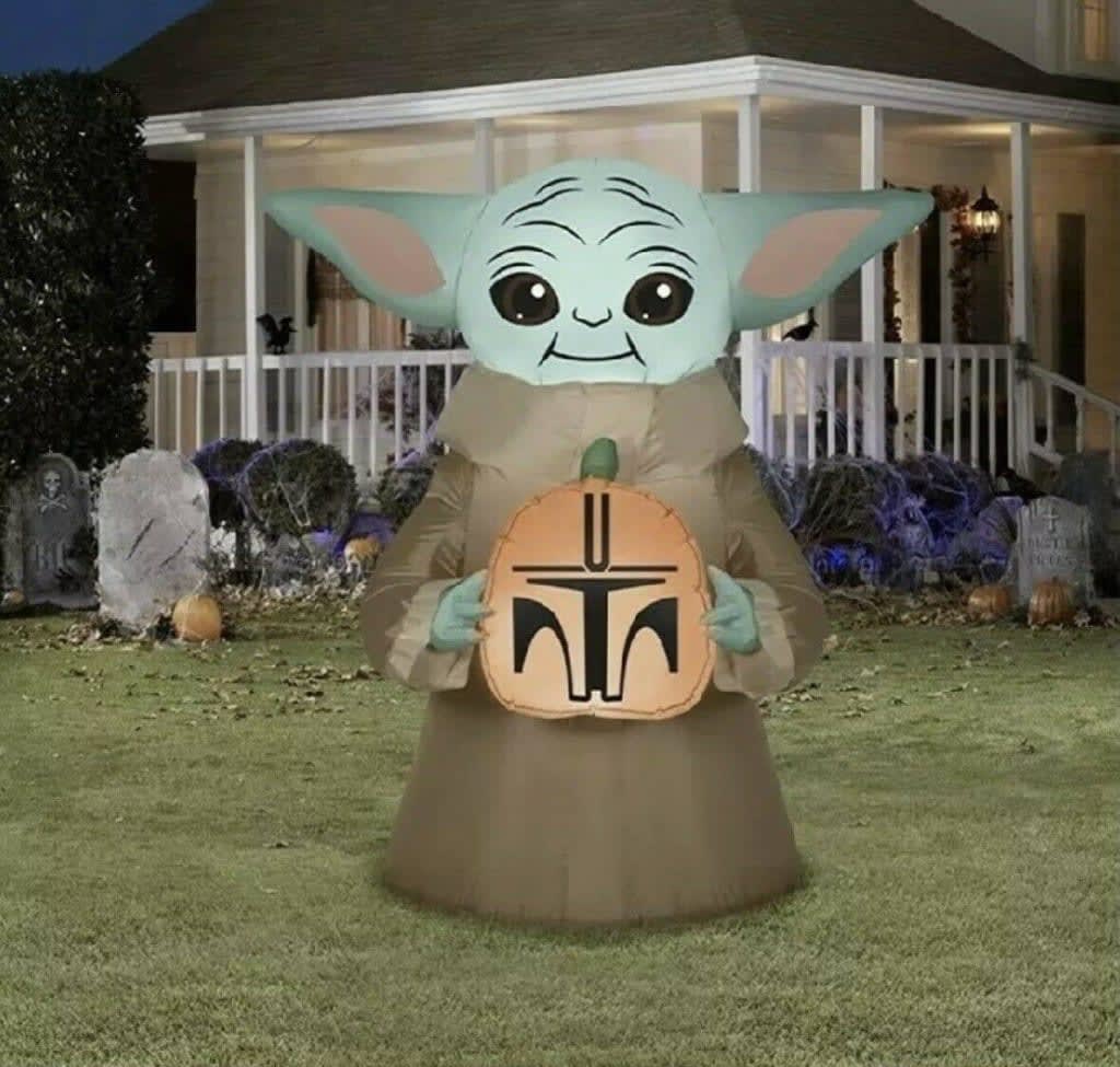 Check Out This Inflatable Baby Yoda Geeks