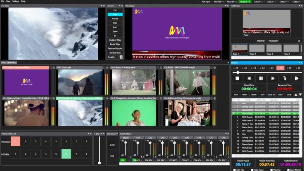 Marsis VideoMixo (Live Production Switcher Software) 01