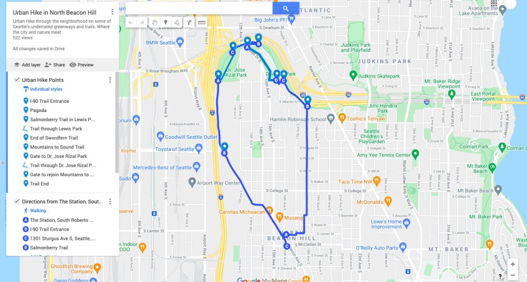 Seattle Urban Hike North Beacon Hill Wander