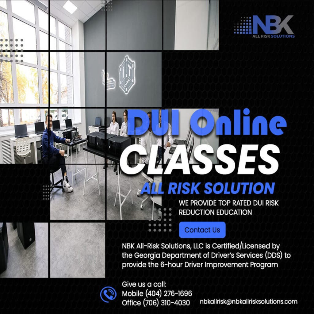 DUI Online Classes Now Available at NBK All Risk Solutions Education