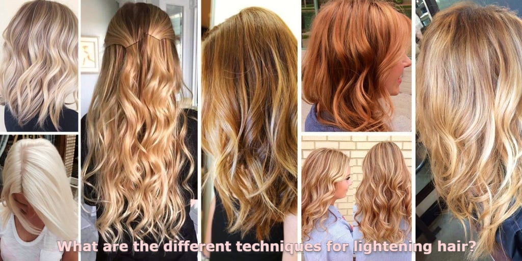 What Are the Different Techniques For Lightening Hair? Blush