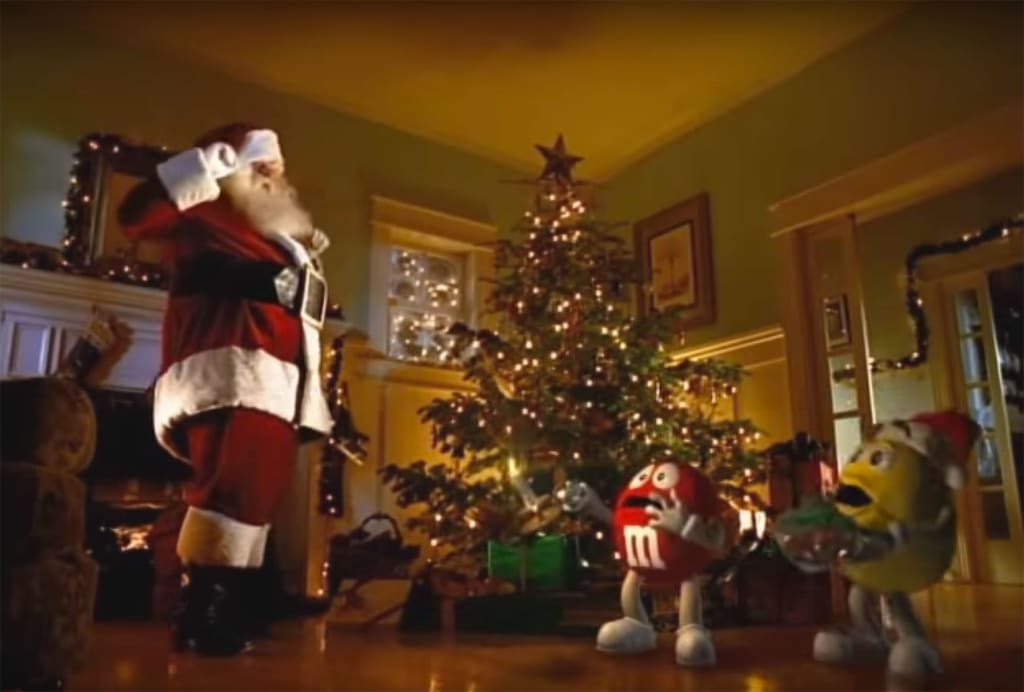 M&M Christmas commercial is 25 Geeks