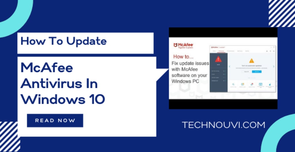 How To Update McAfee Antivirus In Windows 10 | 01