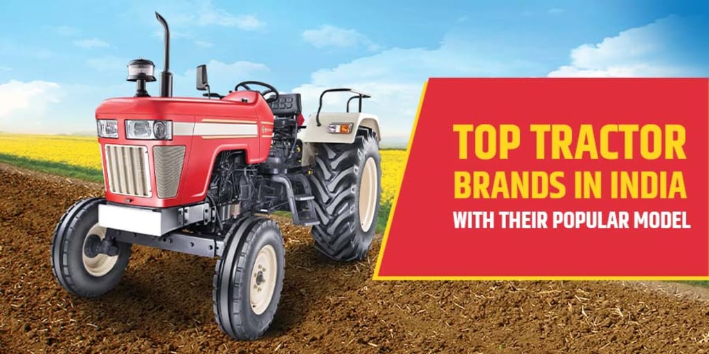 Top Tractor Brands in India with Their Popular Model Wheel