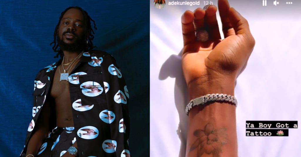Real Reason Why I Actually Got a Tattoo - Adekunle Gold