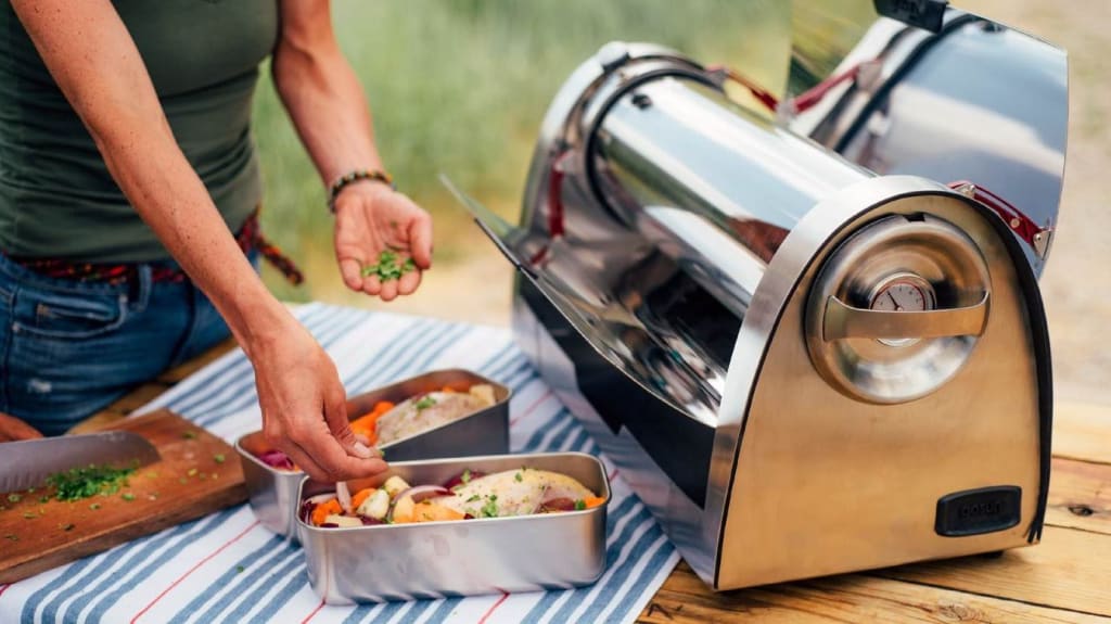 gosun solar cooker makes gourmet meals in 20 minutes