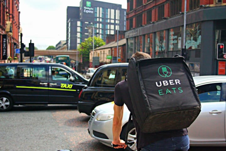 uber eats bolsa for car