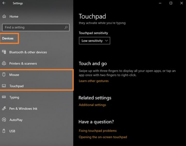 Fix Two Finger Scroll Not Working in Windows 10 01