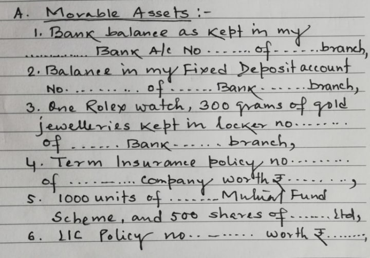 10 easy steps on how to write a will in india for free lifehack