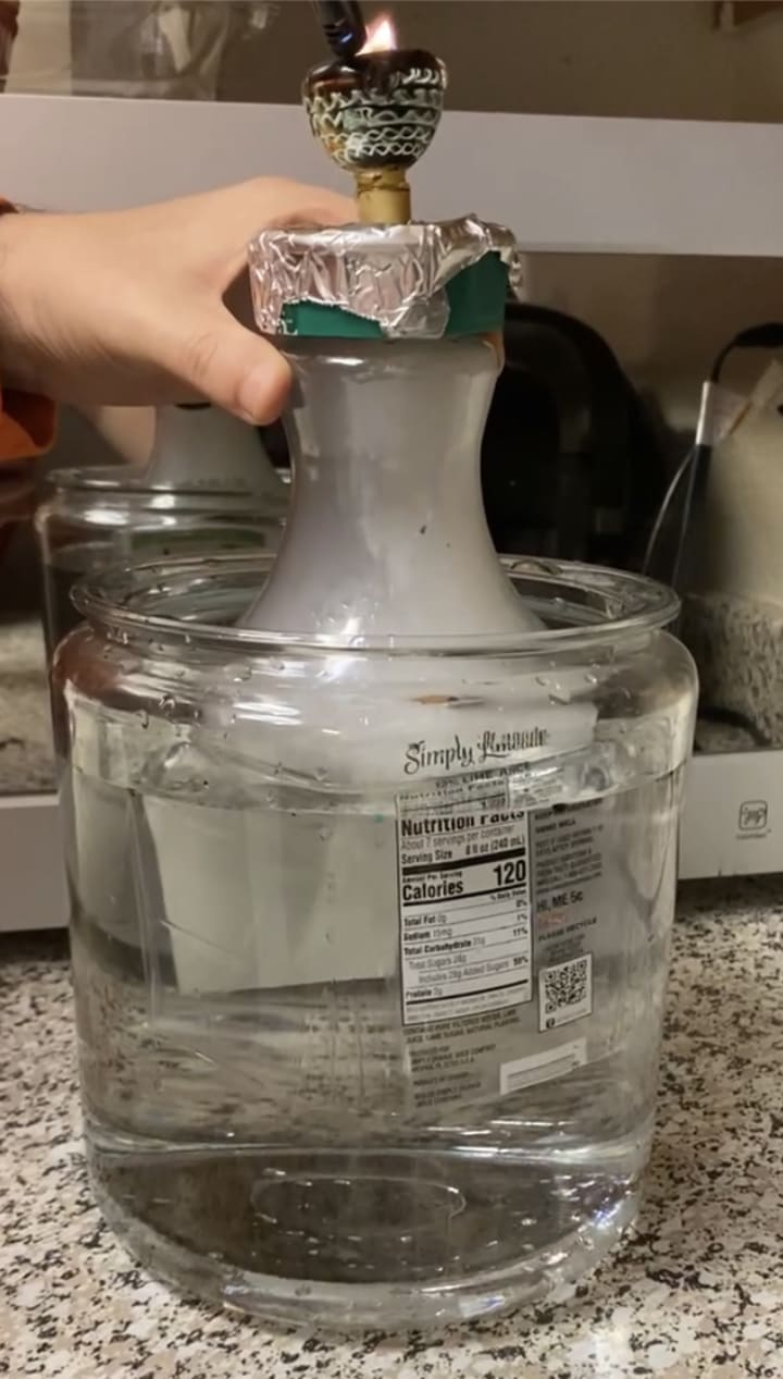 How to Make a Homemade Gravity Bong Potent