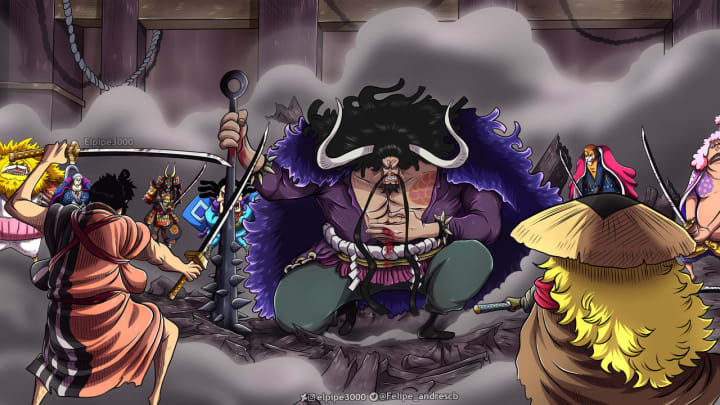 4 Epic Moments Of Kaido Vs The Akazaya Samurai Geeks