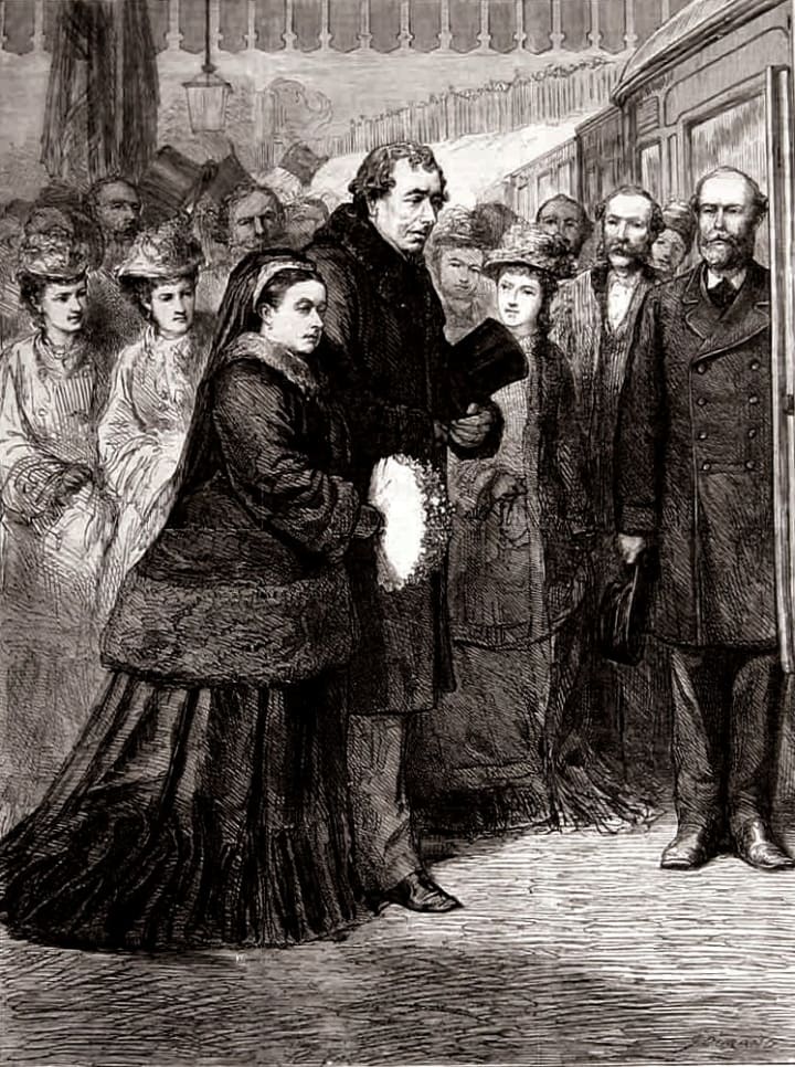 The rivalry between Benjamin Disraeli and William Gladstone The Swamp