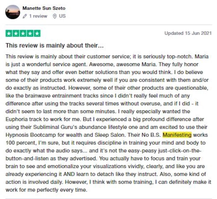 Manifesting.com Review - Real Customer Reveals Their Experiences & Results! 11 Manifesting.com Customer Reviews