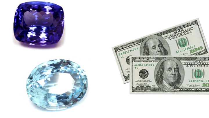 Tanzanite vs Aquamarine: Affordability and Symbol