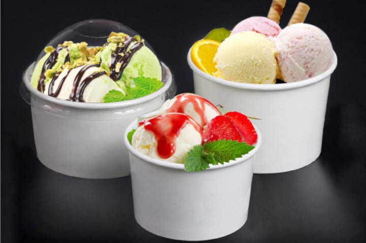 Unique Printing Ice Cream Cups Options
