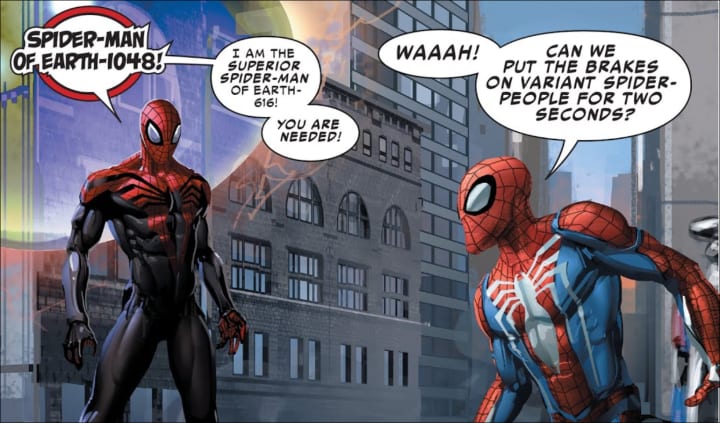 Ps4 Spider Man Meets Superior Spider Man Spoilers Geeks