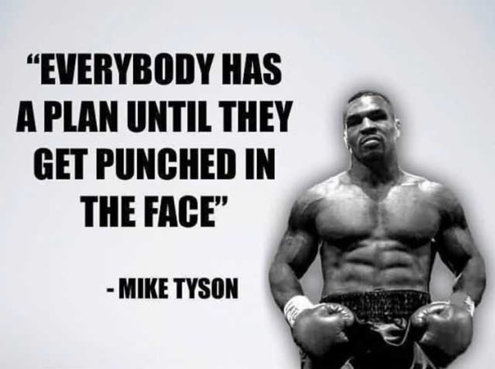 Everybody Has A Plan Until They Get Punched In The Mouth Journal