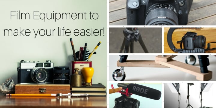 Filmmaking equipment for beginners