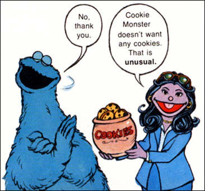 Taking The Biscuit Did Sesame Street Turn Cookie Monster Into Veggie Monster Geeks