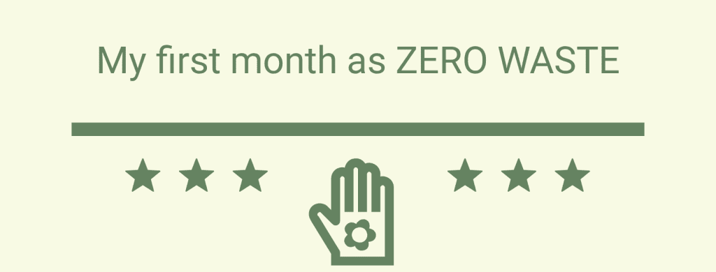My First Month as Zero Waste My First Month as Zero Waste