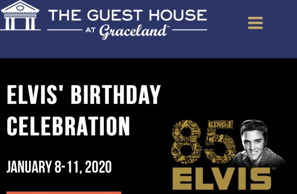 Multiple Celebrations For Elvis Presley’s 85th birth date anniversary on January 8th. Multiple Celebrations For Elvis Presley’s 85th birth date anniversary on January 8th.