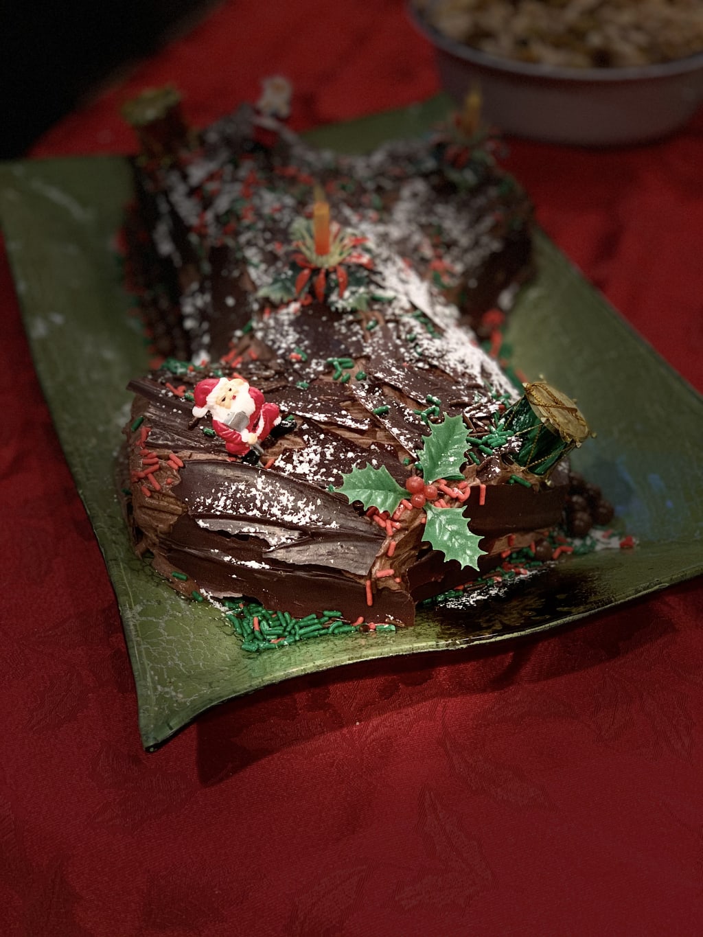 Chocolate Covered Log Cake Anyone? Chocolate Covered Log Cake Anyone?