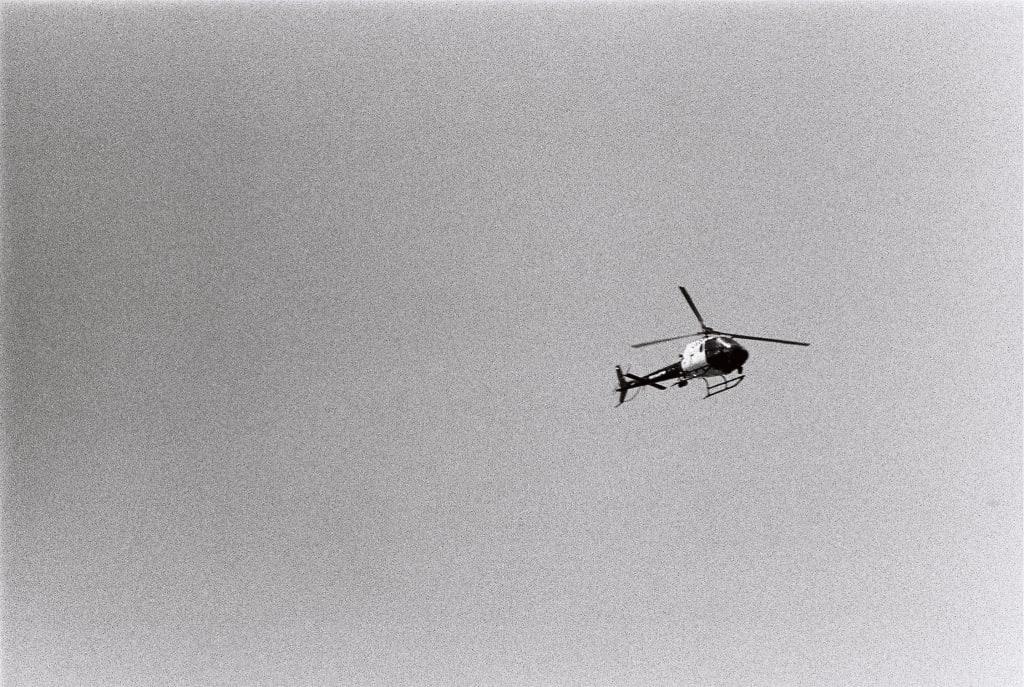 Helicopters. Helicopters.