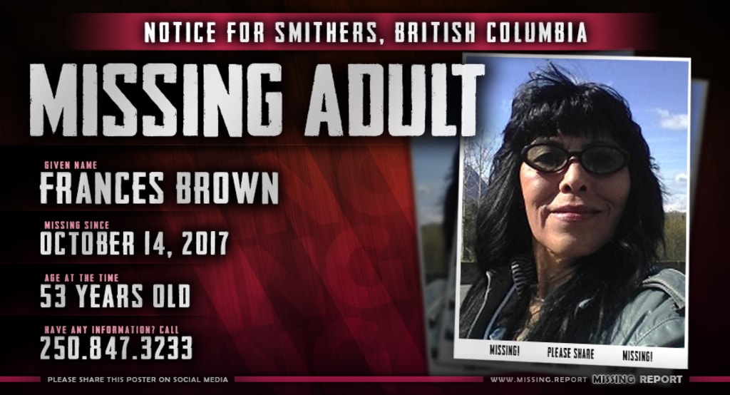 The Disappearance Files - Frances Brown The Disappearance Files - Frances Brown