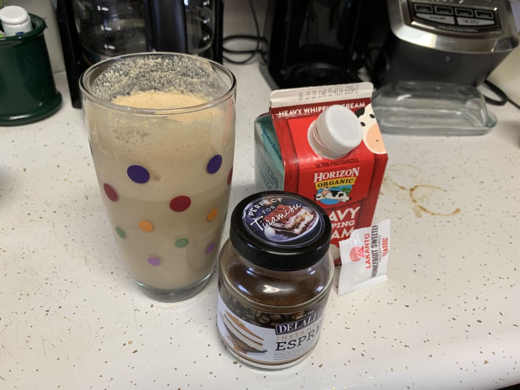 TikTok Whipped Coffee Turned into Latte...YUM! TikTok Whipped Coffee Turned into Latte...YUM!