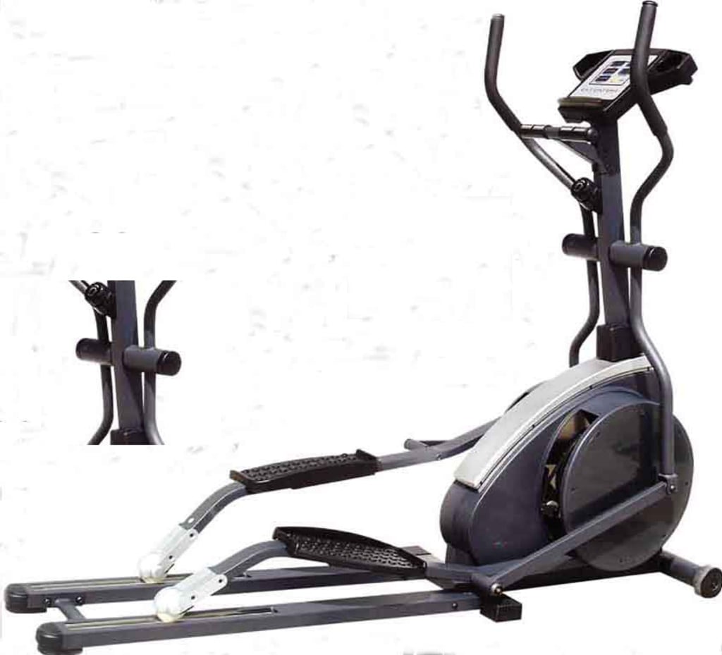 elliptical riding bicycle