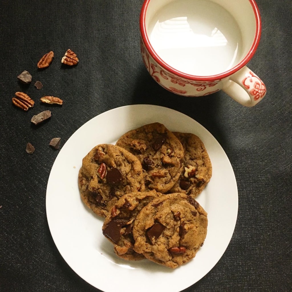 Vegan Browned Butter Chocolate Chunk Cookies Vegan Browned Butter Chocolate Chunk Cookies