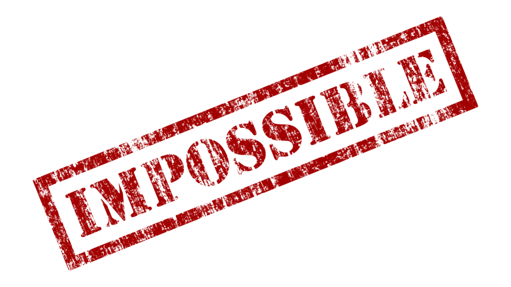 Chasing the Impossible. Chasing the Impossible.