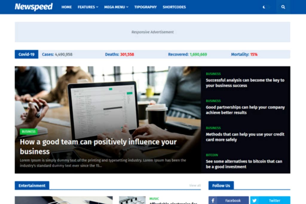 Newspeed Blogger Template Premium Version Free Newspeed Blogger Template Premium Version Free